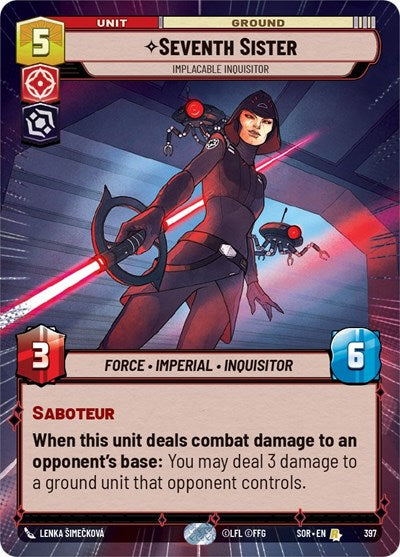 Seventh Sister - Implacable Inquisitor (Hyperspace) - Foil