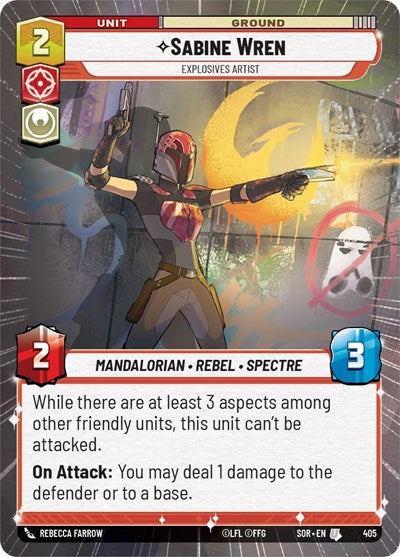 Sabine Wren - Explosives Artist (Hyperspace) - Foil