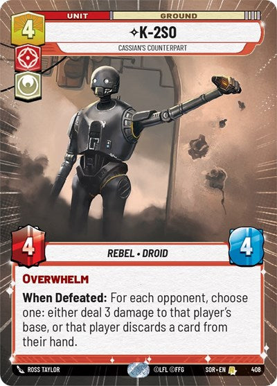 K-2SO - Cassian's Counterpart (Hyperspace) - Foil