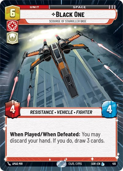 Black One - Scourge of Starkiller Base (Hyperspace) - Foil