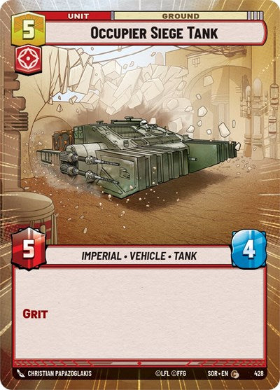 Occupier Siege Tank - Hyperspace - Foil