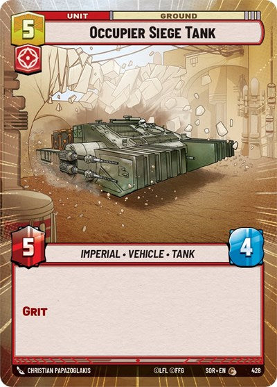 Occupier Siege Tank (Hyperspace) - Foil