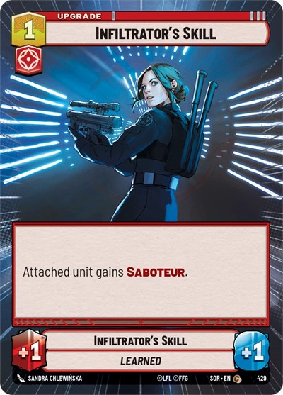 Infiltrator's Skill (Hyperspace) - Foil