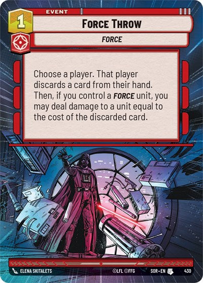 Force Throw (Hyperspace) - Foil