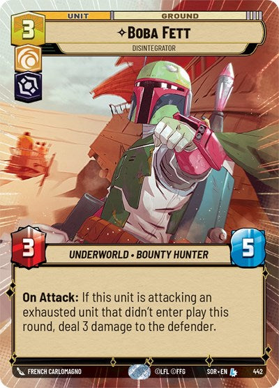 Boba Fett - Disintegrator (Hyperspace) - Foil