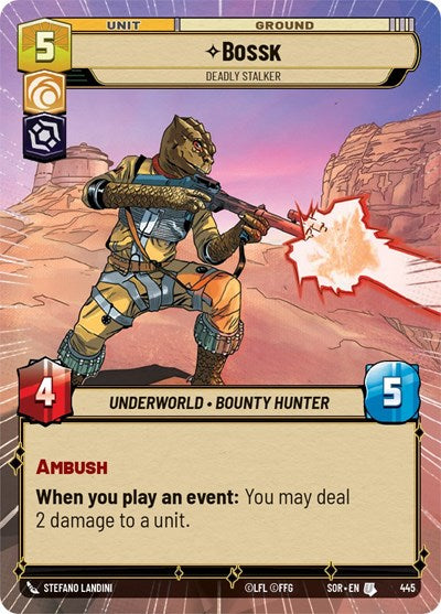 Bossk - Deadly Stalker (Hyperspace) - Foil