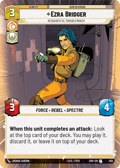 Ezra Bridger - Resourceful Troublemaker (Hyperspace) - Foil