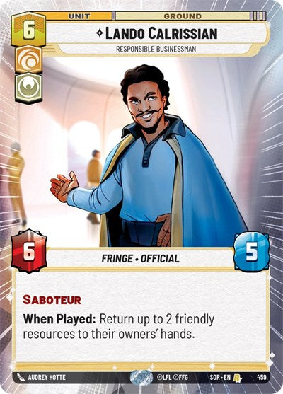 Lando Calrissian - Responsible Businessman (Hyperspace) - Foil