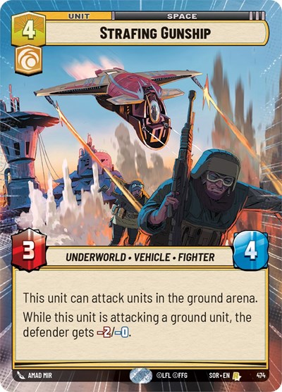 Strafing Gunship (Hyperspace) - Foil