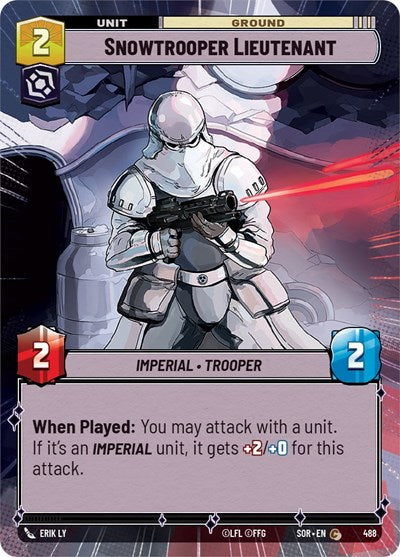 Snowtrooper Lieutenant (Hyperspace) - Foil