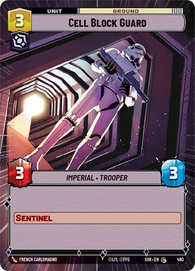 Cell Block Guard - Hyperspace - Foil