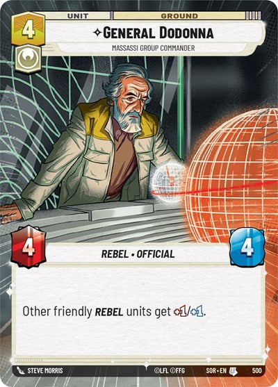 General Dodonna - Massassi Group Commander (Hyperspace) - Foil