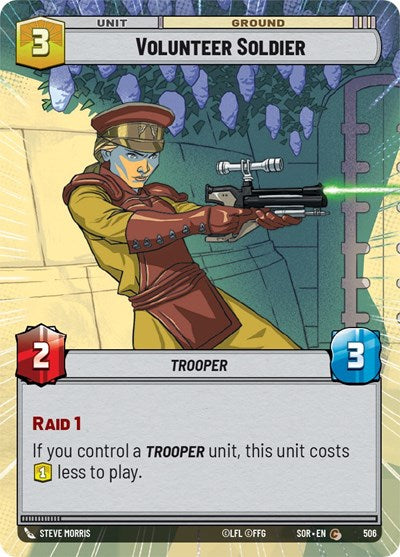 Volunteer Soldier (Hyperspace) - Foil