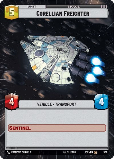 Corellian Freighter (Hyperspace) - Foil