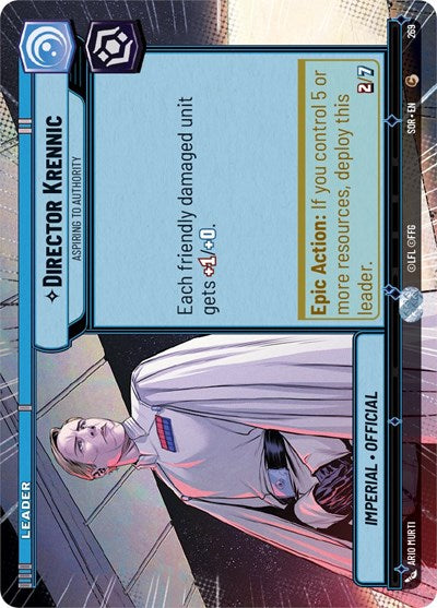 Director Krennic - Aspiring to Authority - Hyperspace - Foil