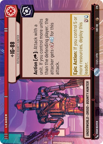 IG-88 - Ruthless Bounty Hunter - Hyperspace - Foil