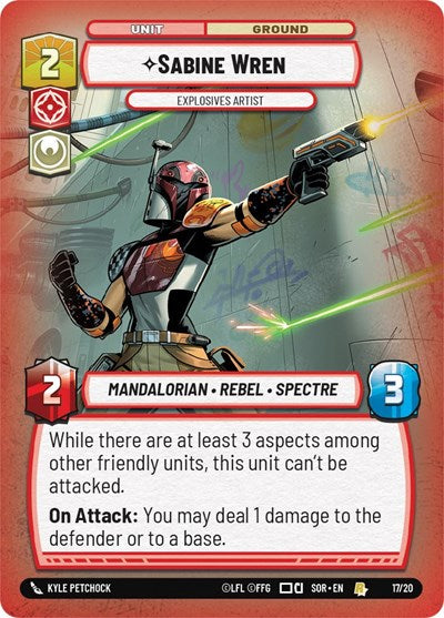 Sabine Wren - Explosives Artist - Foil