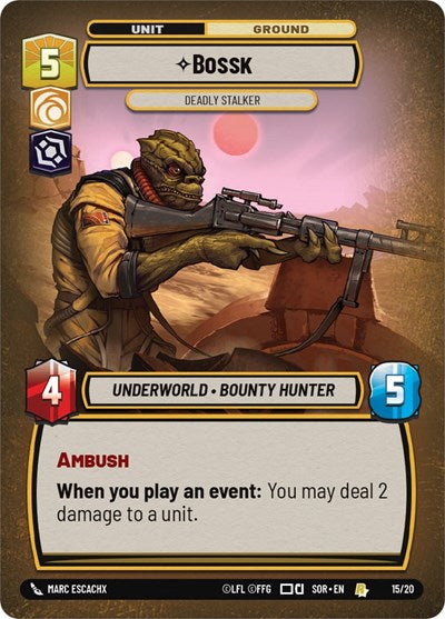 Bossk - Deadly Stalker - Foil