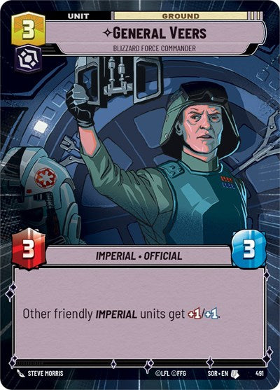 General Veers - Blizzard Force Commander - Hyperspace - Foil