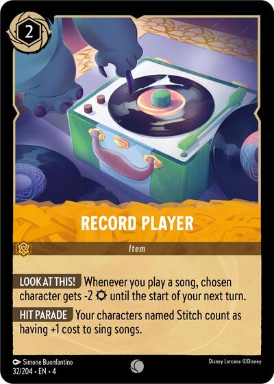 Record Player - Foil