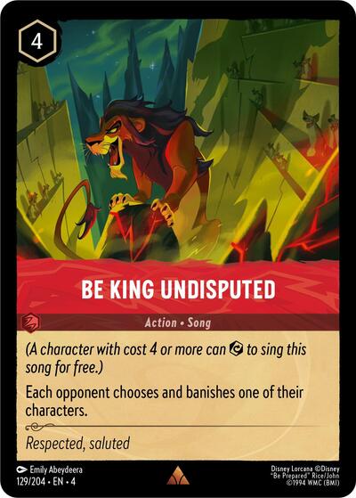 Be King Undisputed - Foil