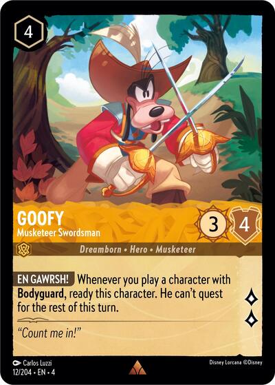 Goofy - Musketeer Swordsman - Foil