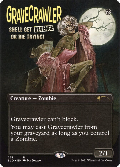 Gravecrawler - Borderless - Full Art - Inverted