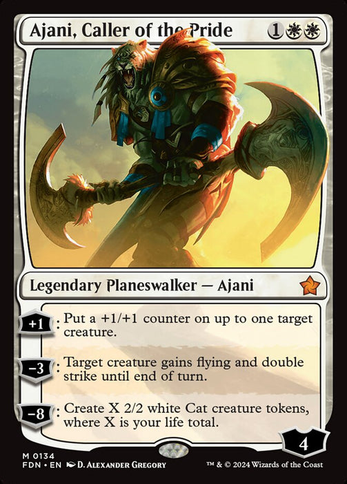 Ajani, Caller of the Pride (Foil)