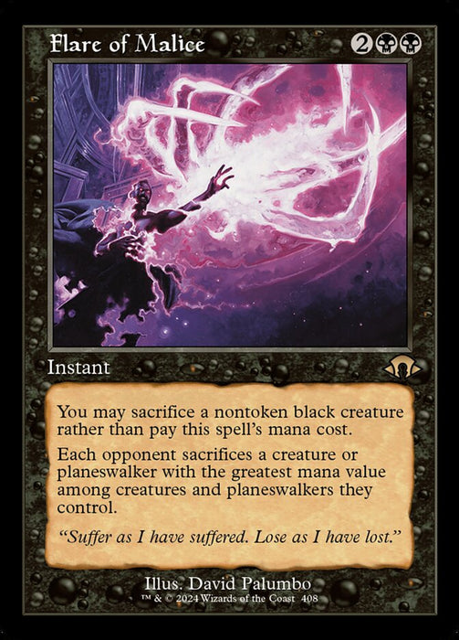 Flare of Malice - Retro Frame (Foil)