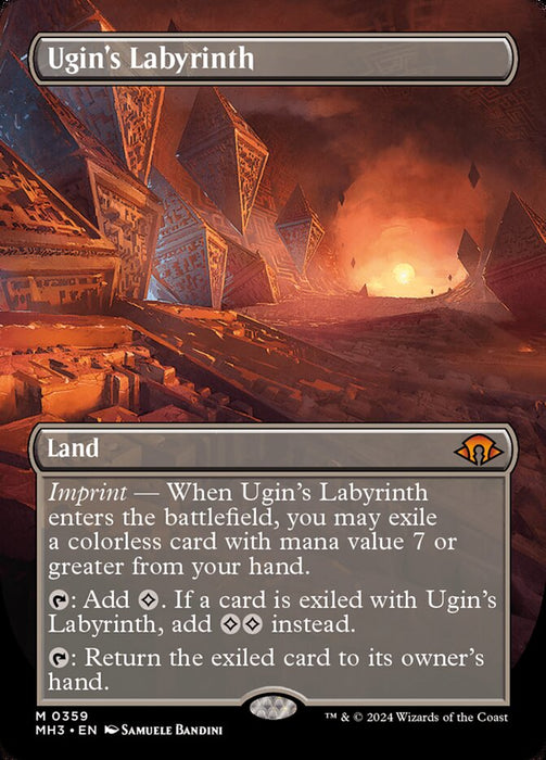 Ugin's Labyrinth - Borderless (Foil)