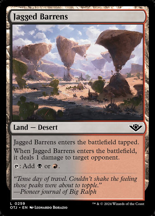 Jagged Barrens (Foil)