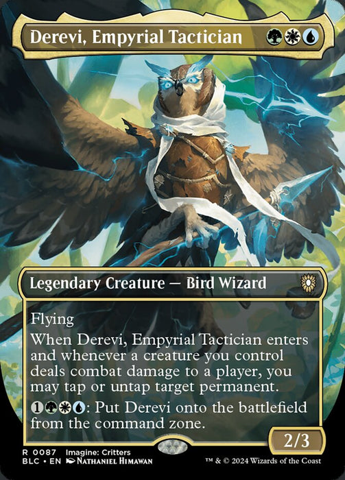 Derevi, Empyrial Tactician - Borderless - Legendary (Foil)