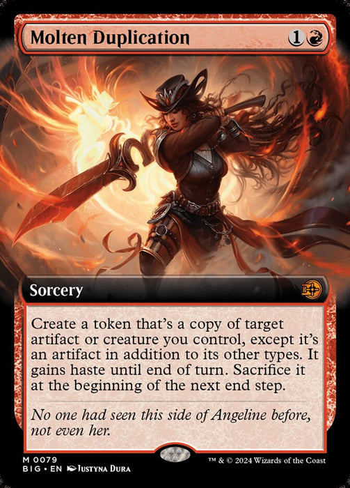 Molten Duplication - Extended Art (Foil)