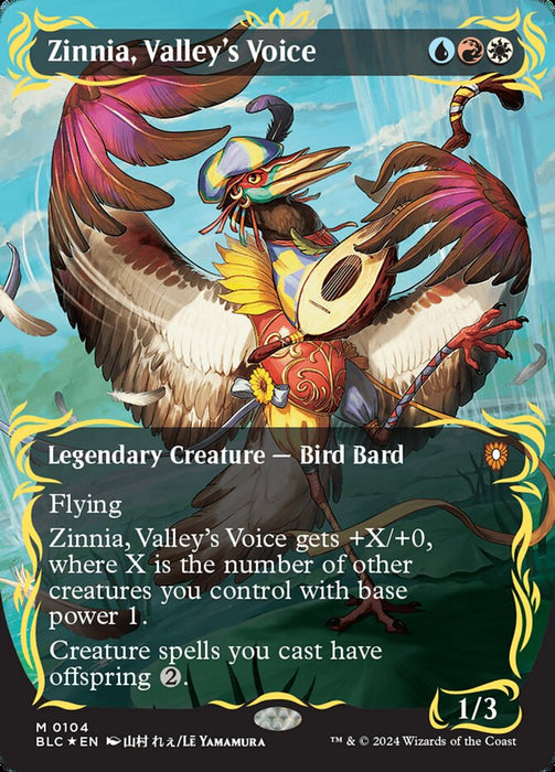 Zinnia, Valley's Voice - Borderless - Legendary (Foil)