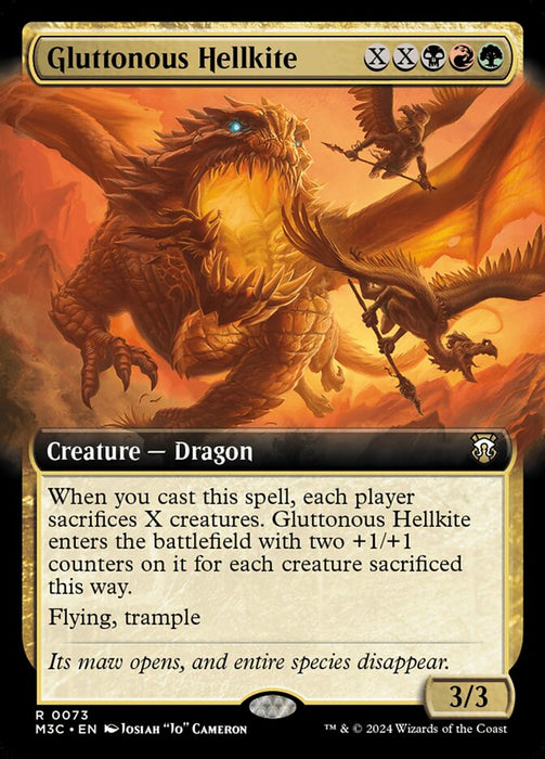 Gluttonous Hellkite - Extended Art