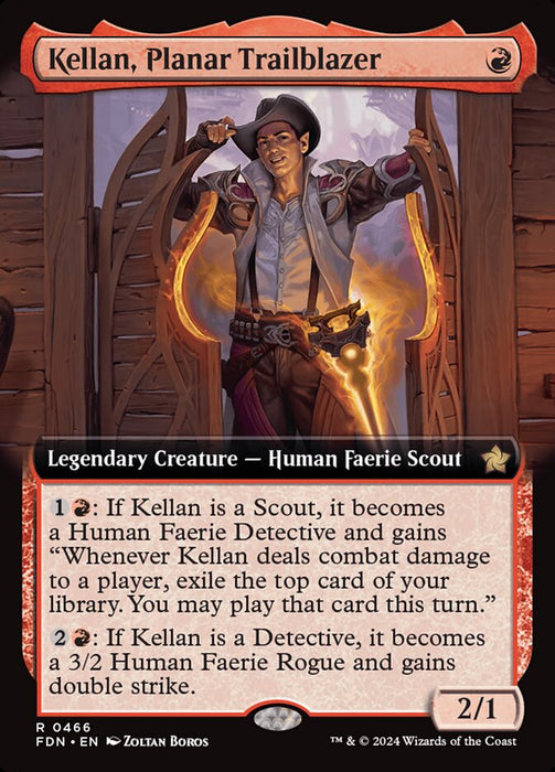 Kellan, Planar Trailblazer - Extended Art - Legendary