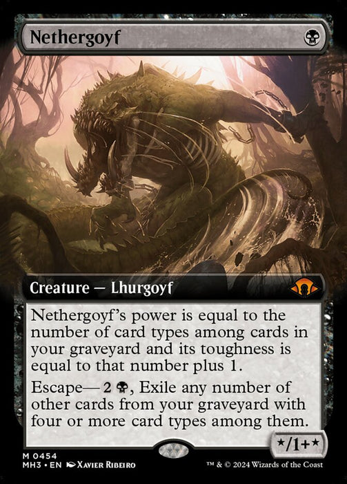 Nethergoyf - Extended Art (Foil)