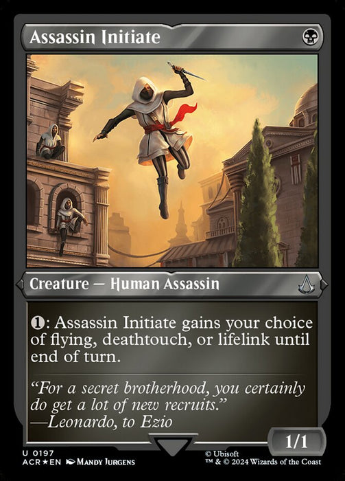 Assassin Initiate - Inverted- Etched (Etched Foil)