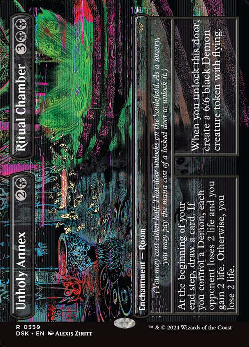 Unholy Annex // Ritual Chamber - Borderless - Inverted (Foil)