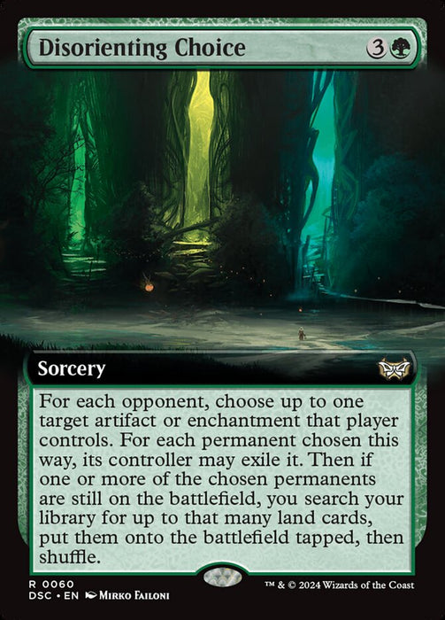 Disorienting Choice - Extended Art