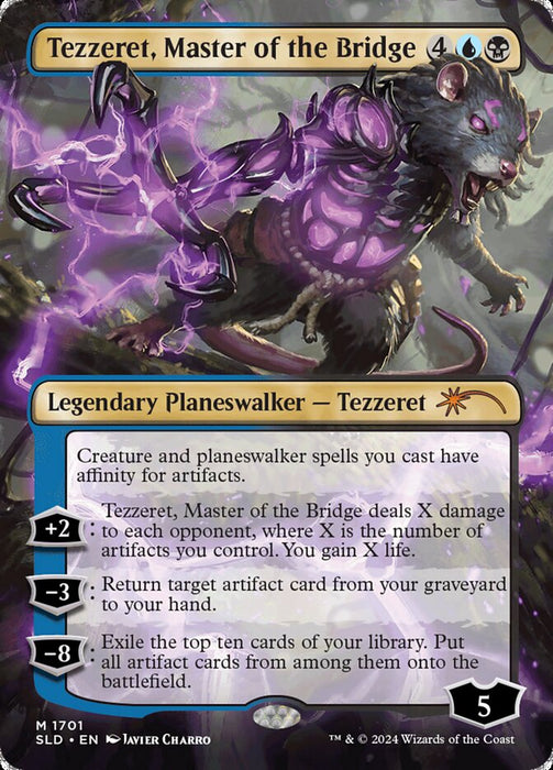 Tezzeret, Master of the Bridge - Borderless (Foil)