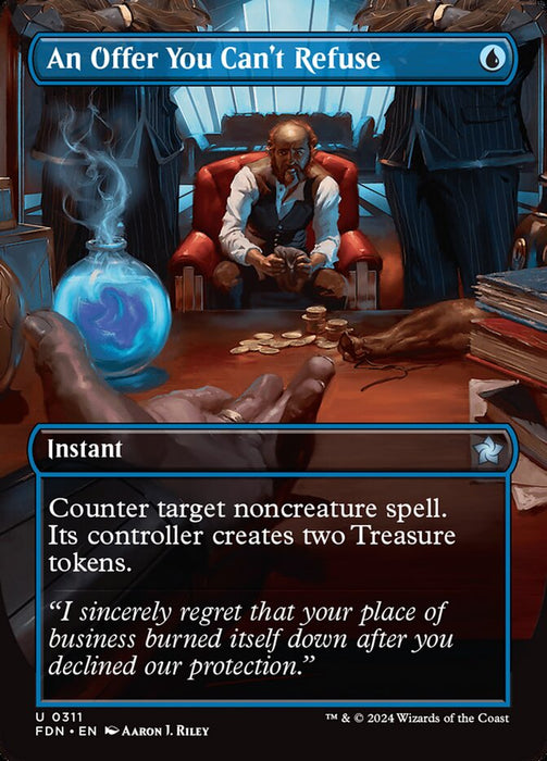 An Offer You Can't Refuse - Borderless - Inverted (Foil)