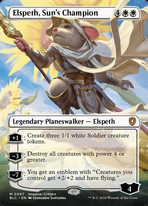 Elspeth, Sun's Champion - Borderless