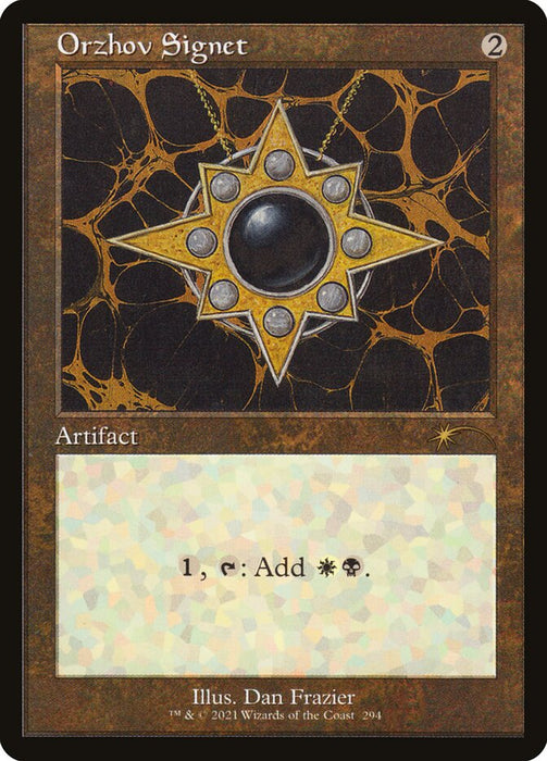 Orzhov Signet - Retro Frame