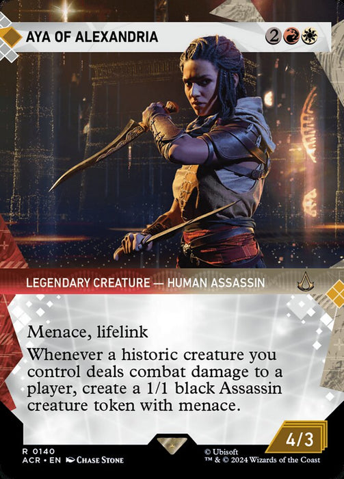 Aya of Alexandria - Borderless - Showcase- Legendary (Foil)