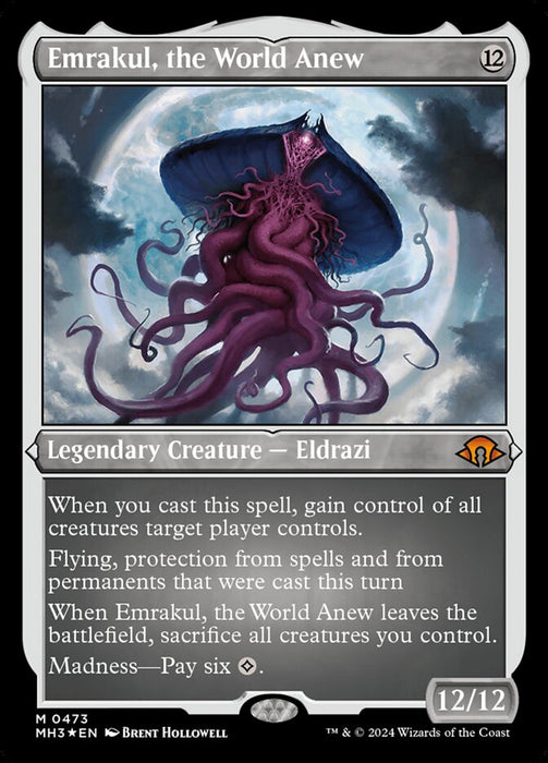 Emrakul, the World Anew - Inverted- Legendary- Etched (Etched Foil)