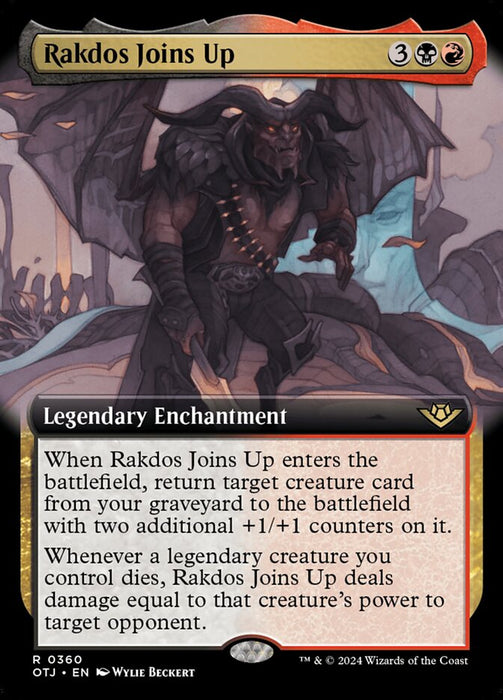 Rakdos Joins Up - Legendary- Extended Art (Foil)