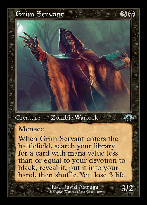 Grim Servant - Retro Frame (Foil)