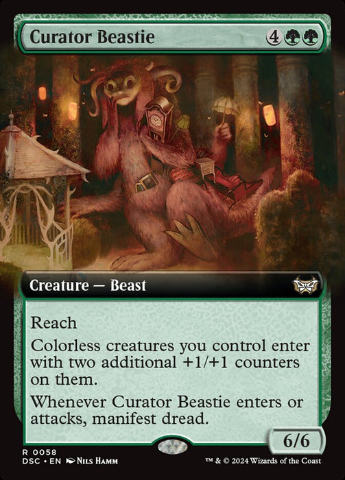 Curator Beastie - Extended Art (Foil)