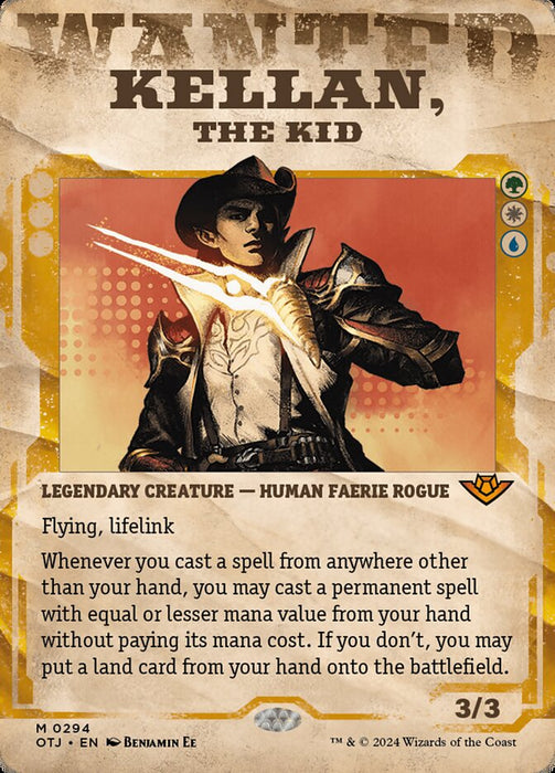 Kellan, the Kid - Borderless - Showcase- Legendary